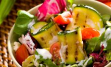 insalata con zucchine grigliate