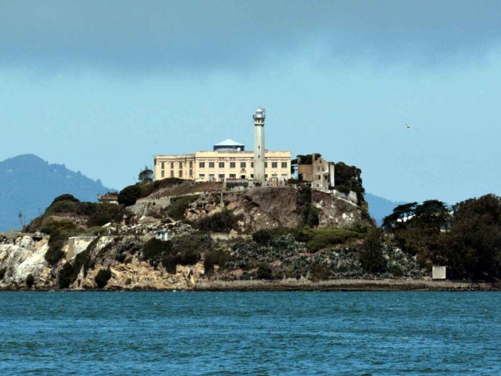 Una foto del carcere di Alcatraz