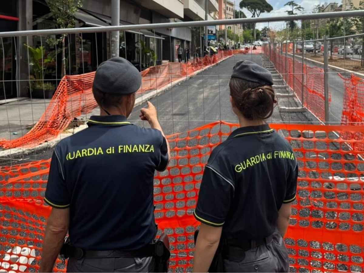 Blitz asfalto Roma
