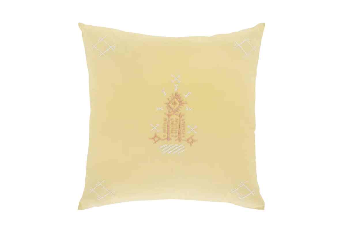Cuscino giallo Maisons du Monde 