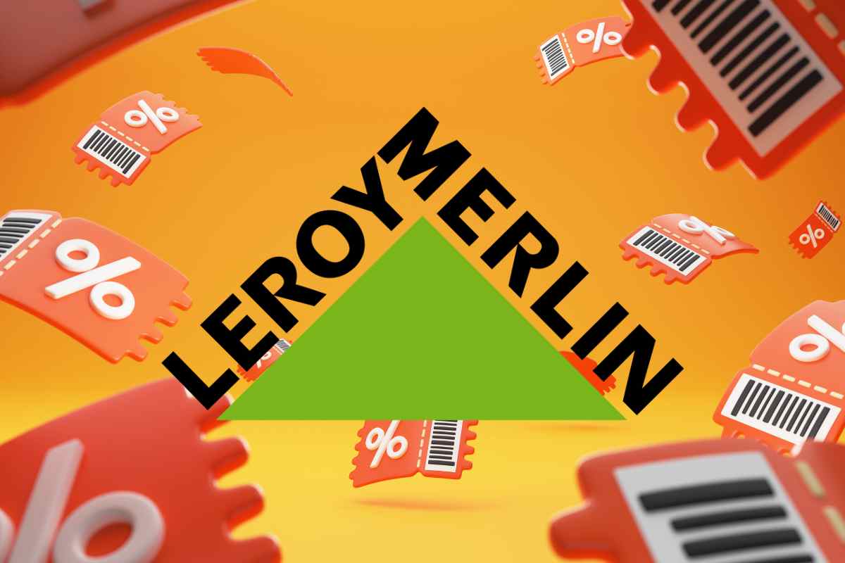 logo leroy merlin e voucher sconto per la migliore offerta del giorno