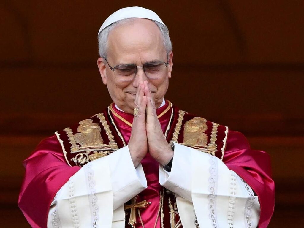 Papa Leone XIV dopo la sua elezione