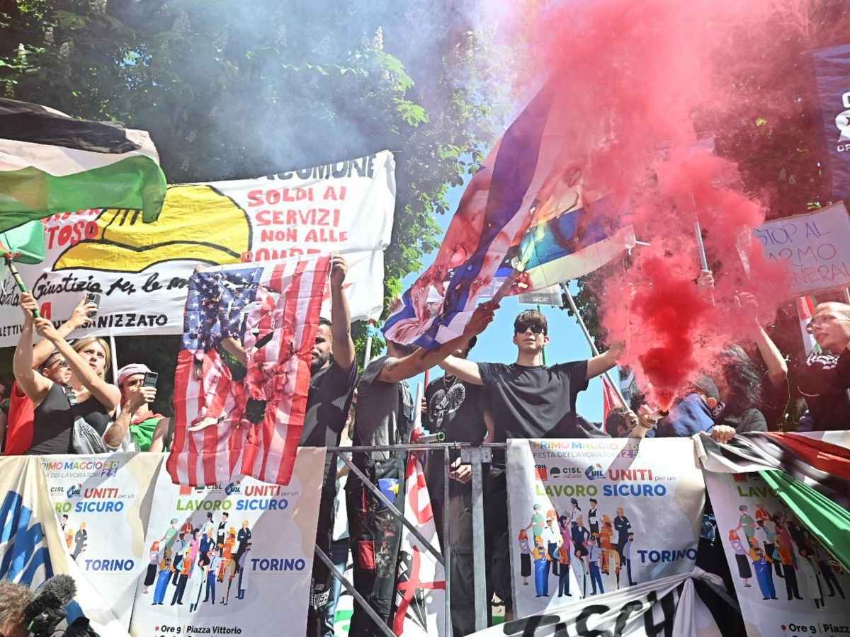 Manifestazione del Primo Maggio a Torino