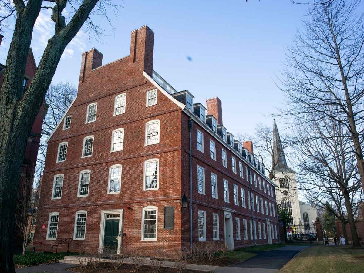 L'esterno dell'Università di Harvard
