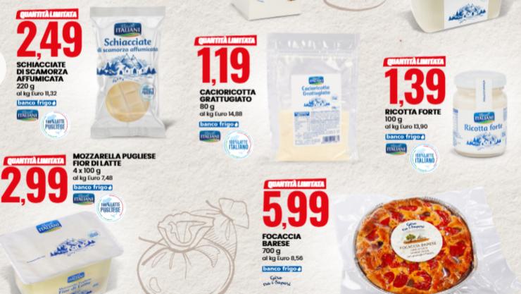 selezione di prodotti tipici pugliesi