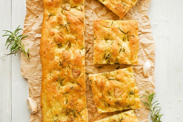 focaccia tagliata