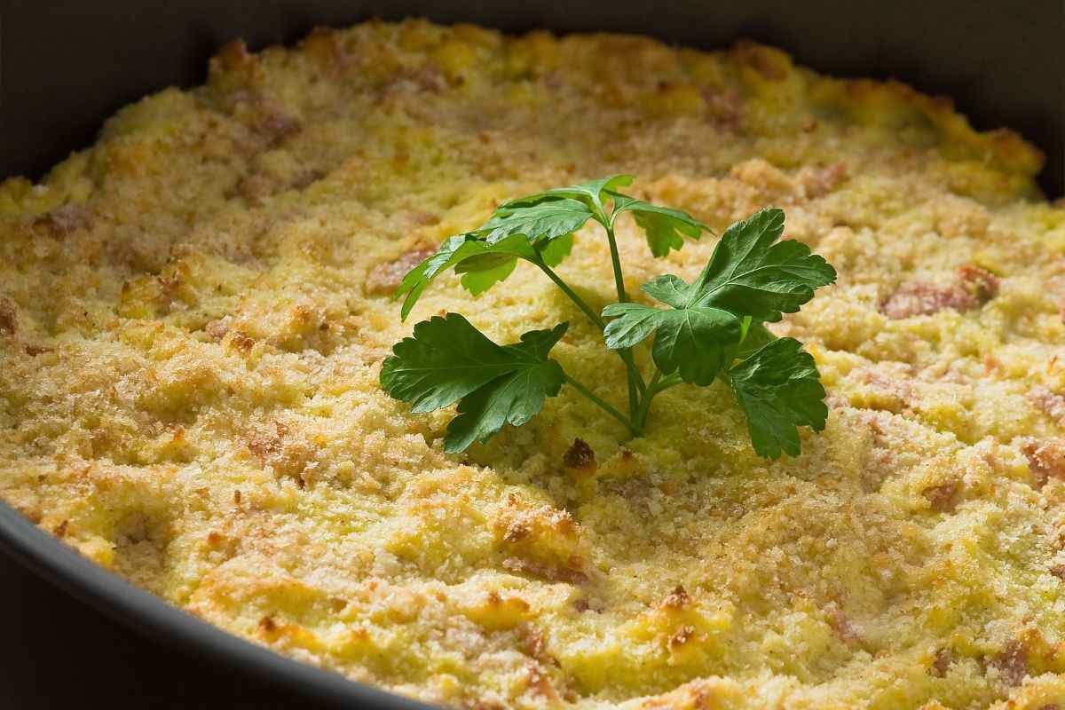 gateau di patate in teglia