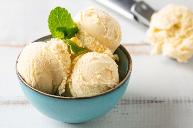ciotola con gelato