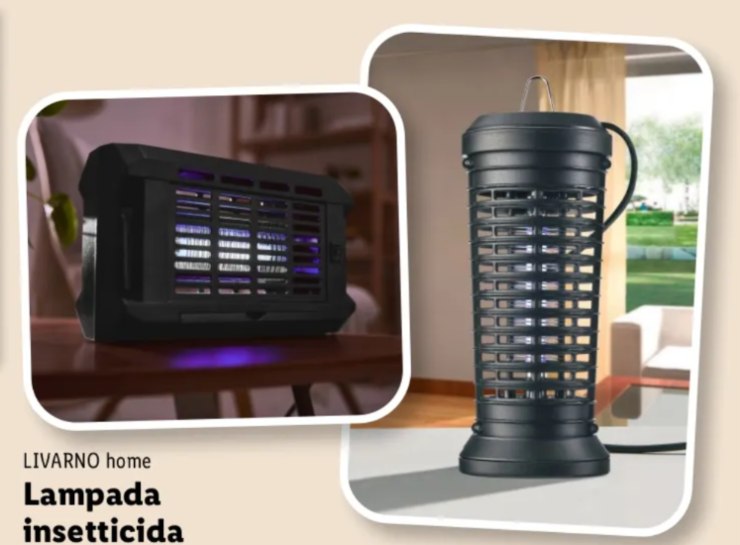 lampada insetticida a led