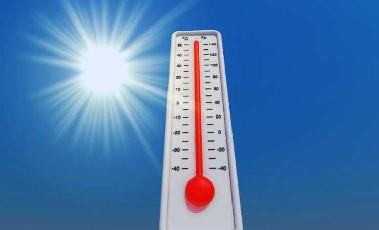 termometro e sole