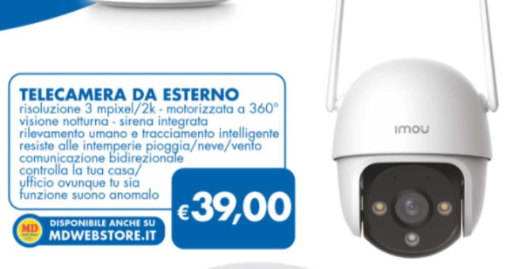 telecamera di sicurezza da esterno