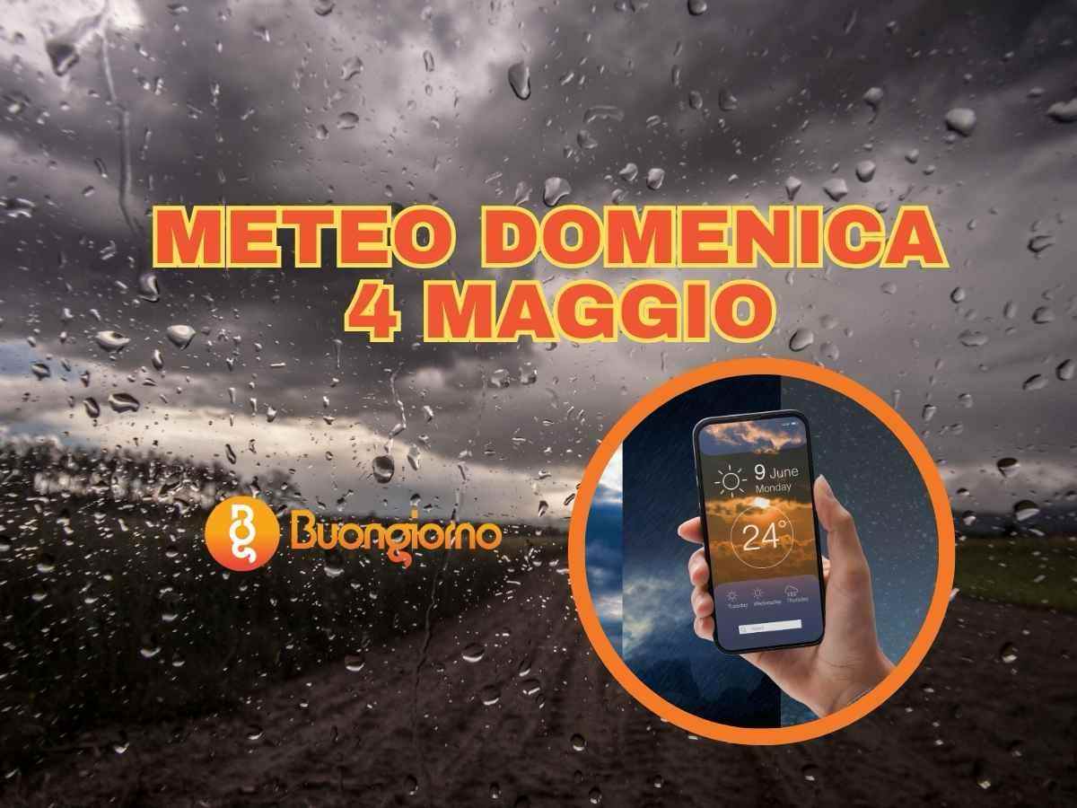 pioggia e scritte