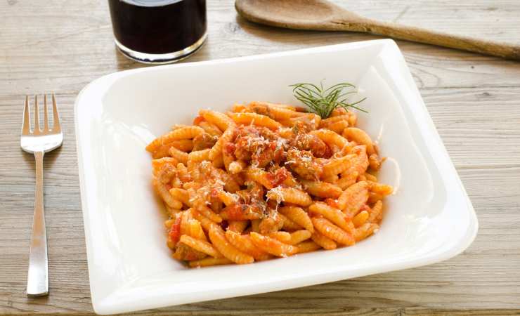 malloreddus con ragù sardo