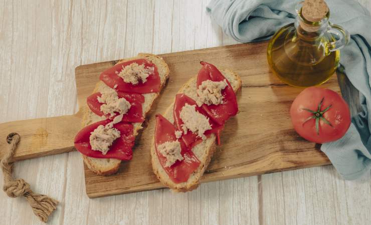 peperoni freddi con tonno