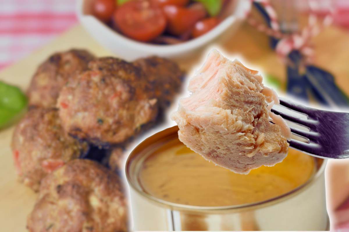 polpette scatoletta di tonno