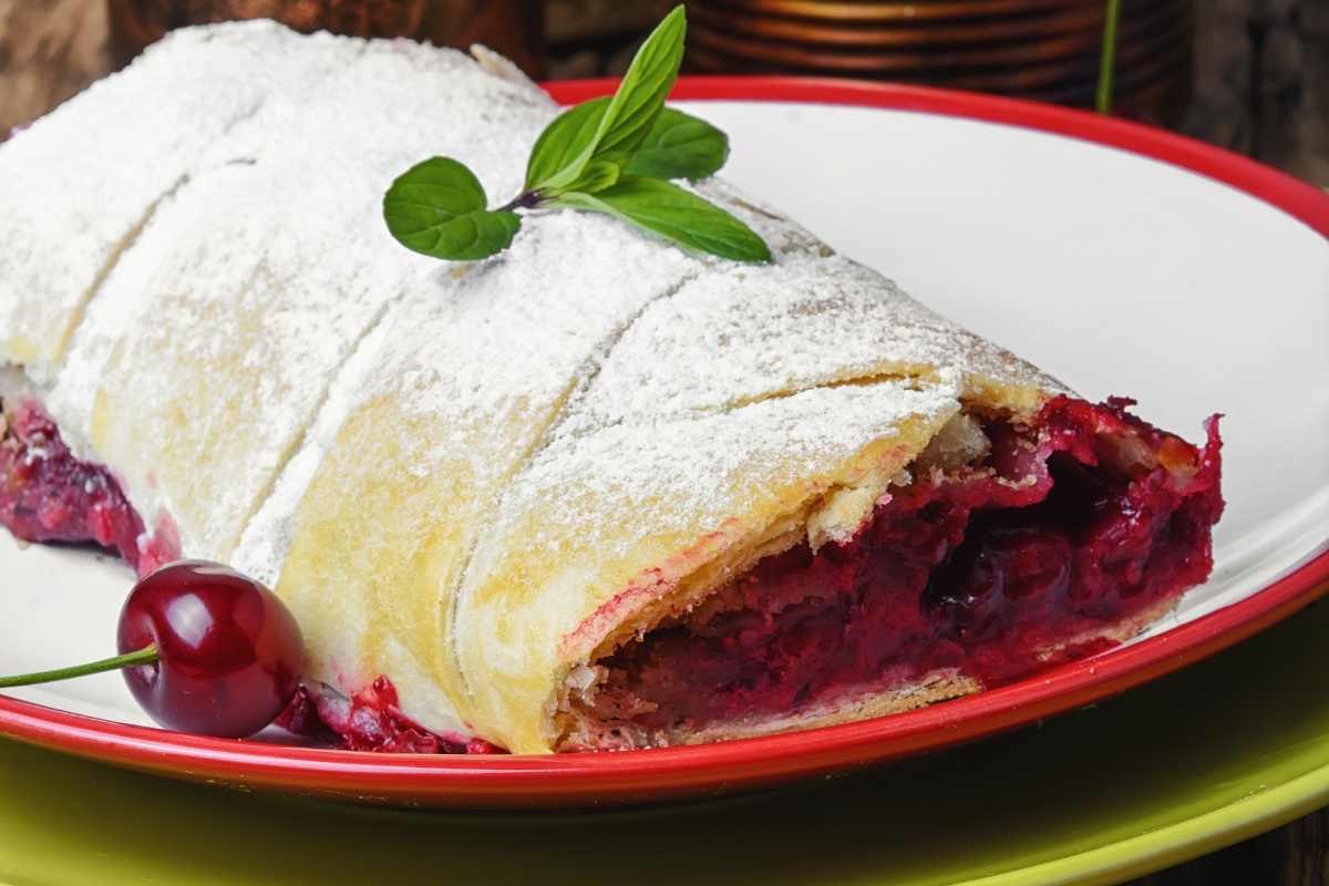 strudel di ciliegie