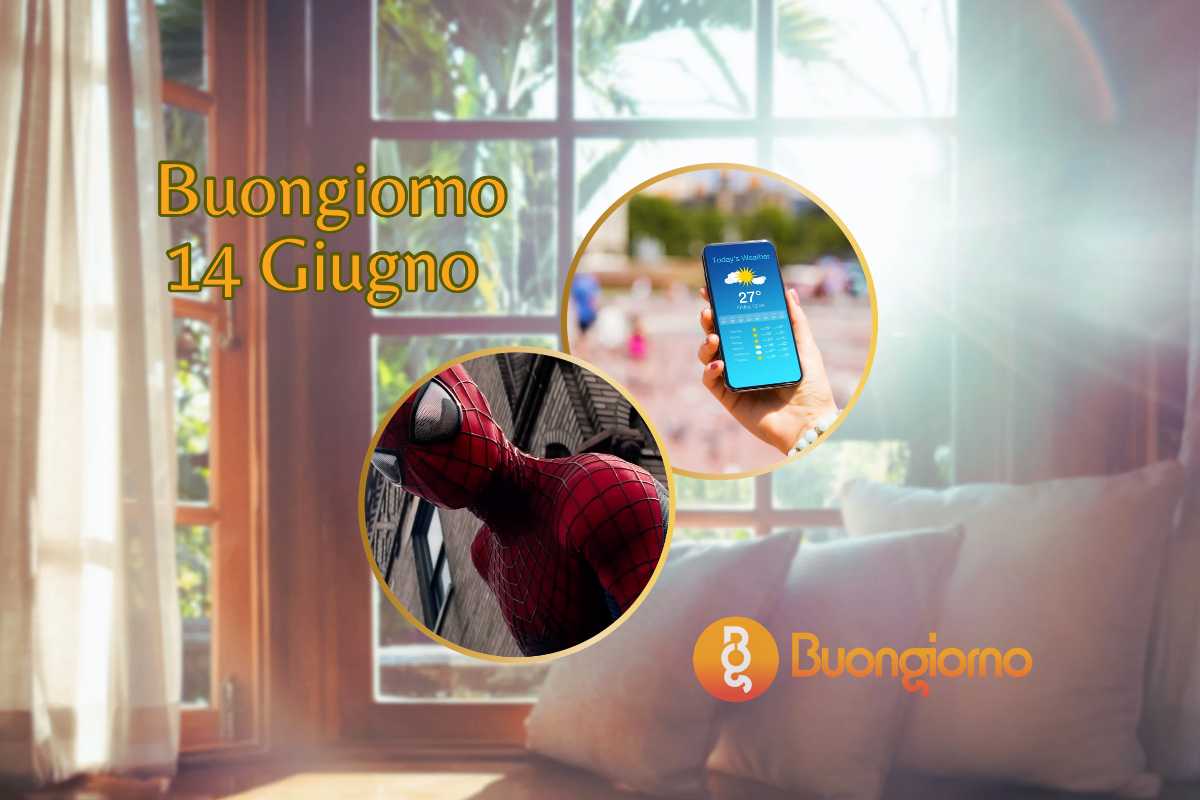 Sfondo con finestre, telefono e Spider-Man