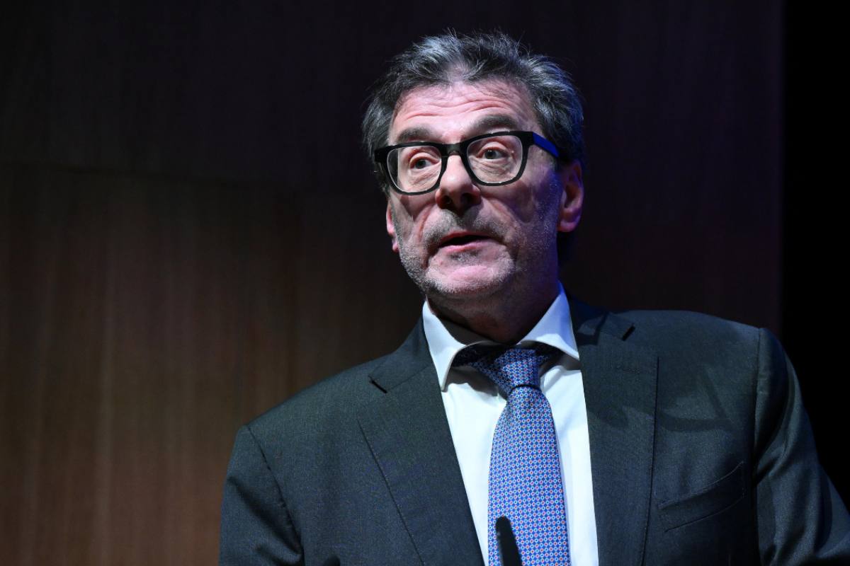 il ministro dell'economia giancarlo giorgetti