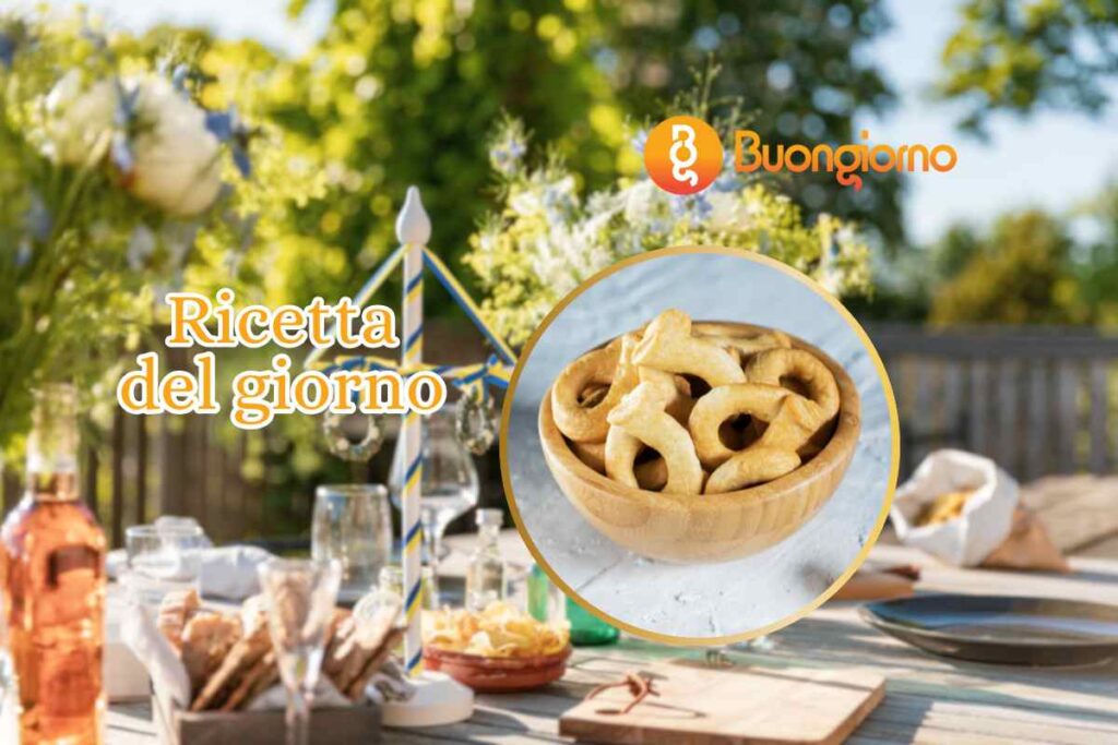 tavola apparecchiata taralli