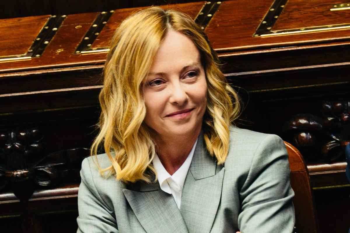 il premier giorgia meloni in parlamento