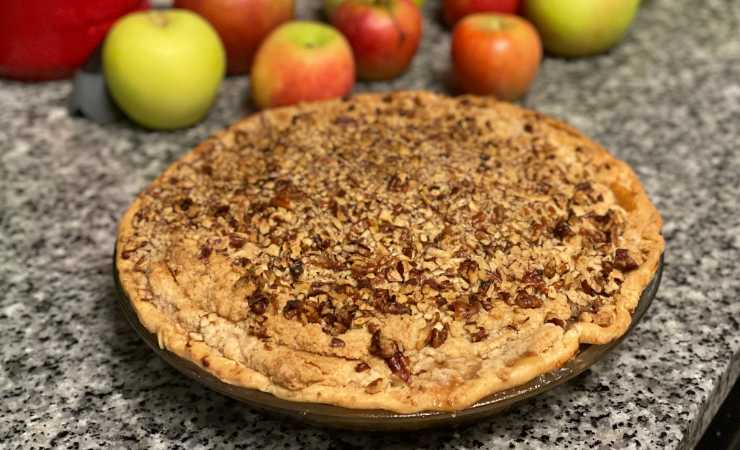 torta di mele sbriciolata
