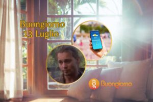 Una finestra affaccia su un letto e miniature di attore e smartphone