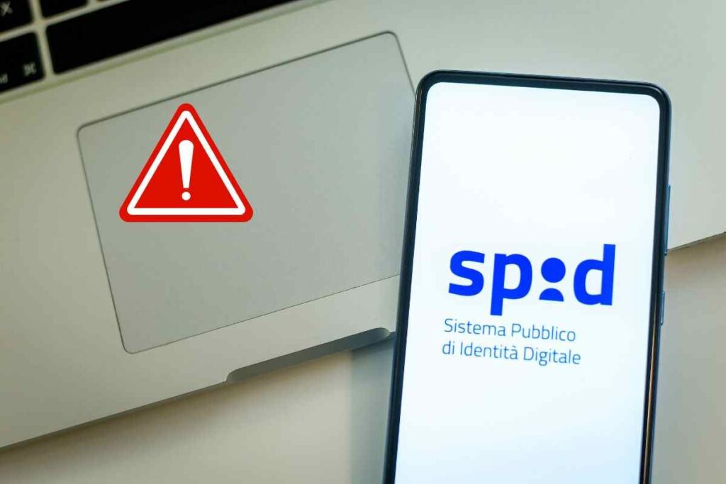 computer e telefono con schermata spid