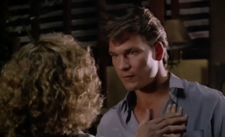 Johnny e Baby in una scena di Dirty Dancing