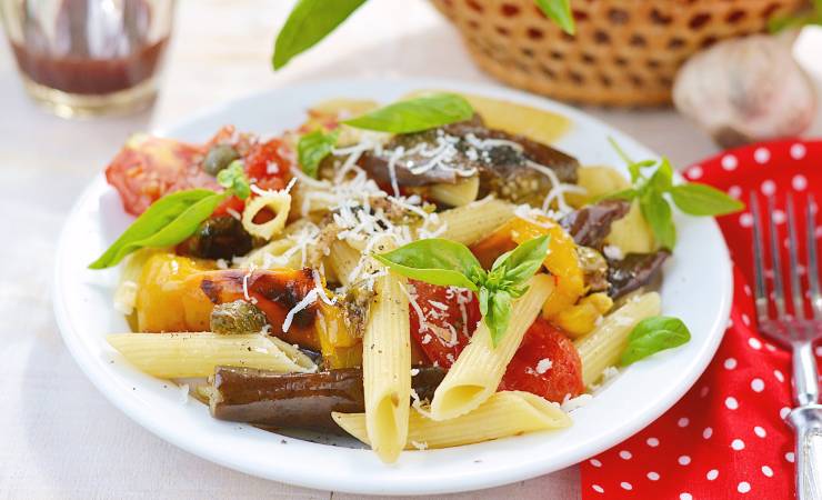 pasta con ragù di verdure