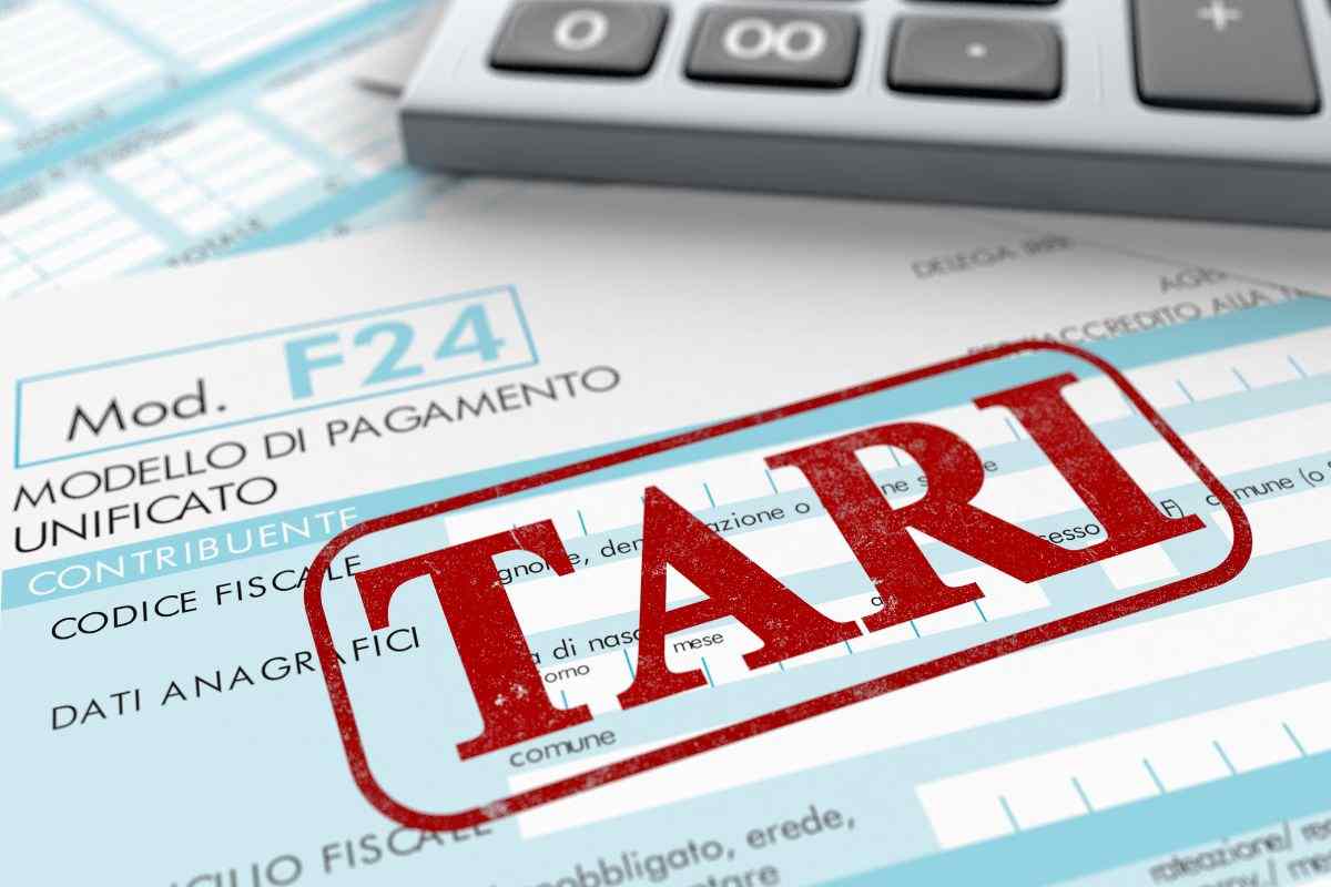 f24 e scritta tari