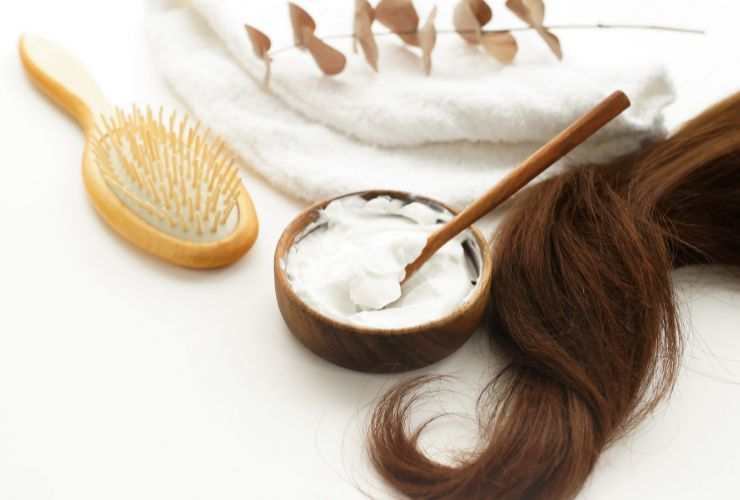 preparato per maschera capelli