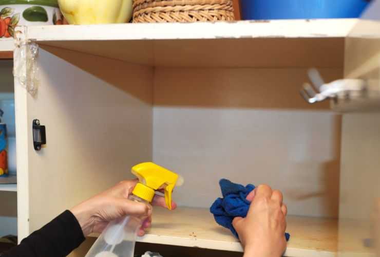 pulire interno dei mobili