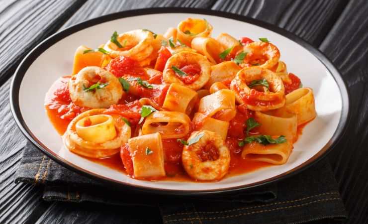 piatto di calamarata