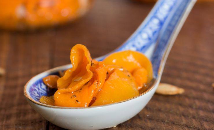 zucca sott'olio in ceramica