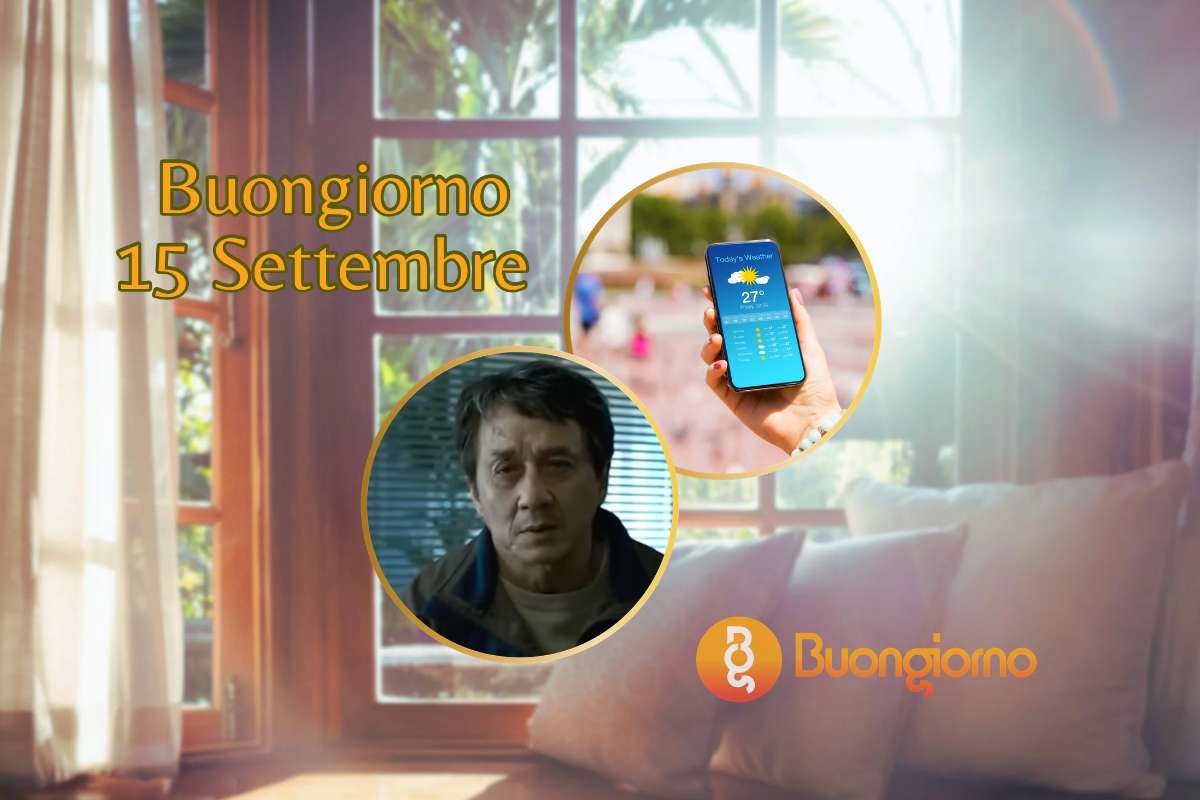 Finestre sullo sfondo e meteo sul cellulare