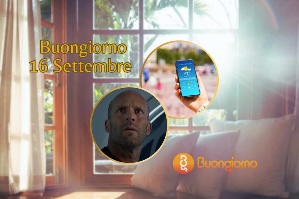 Finestre sullo sfondo e meteo sul cellulare