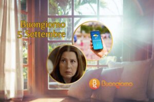 Sfondo con finestre, cellulare con meteo e Guzide di Tradimento