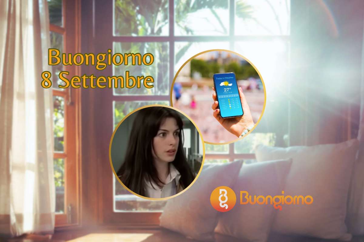Finestre sullo sfondo, meteo sul cellulare e Anne Hathaway