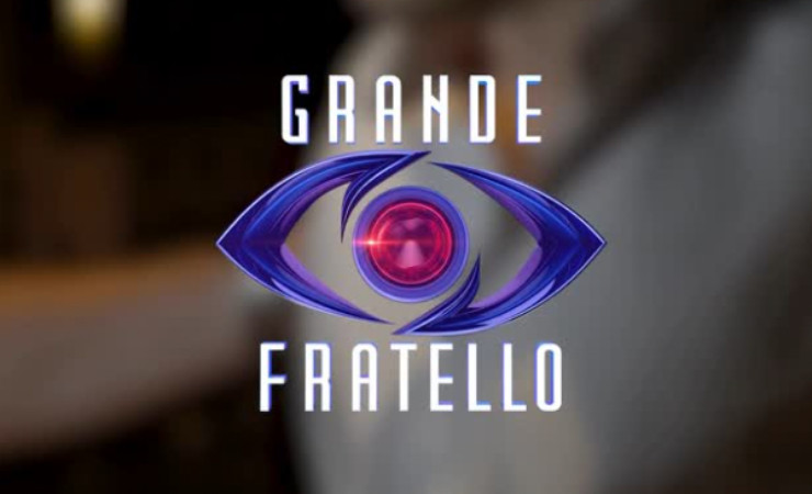 Logo del Grande Fratello su sfondo sfocato