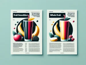 Frullati di Frutta Vs Frutta Intera: L'Impatto sulla Glicemia e la Salute