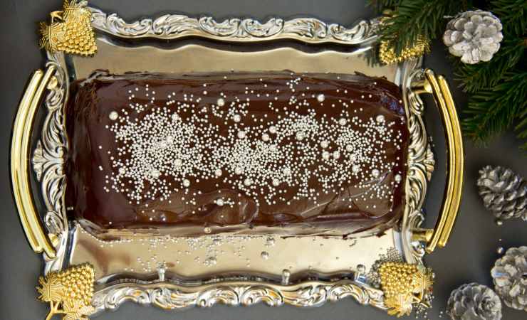 Tronchetto di Natale al cioccolato