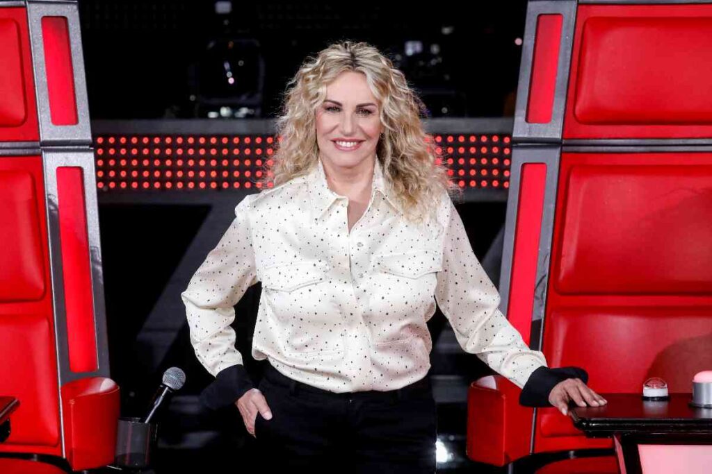 Antonella Clerici che sorride a The Voice Senior